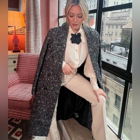 ASTR THE LABEL MORANA OVERSIZED BOUCLE COAT - Picture 7 of 10